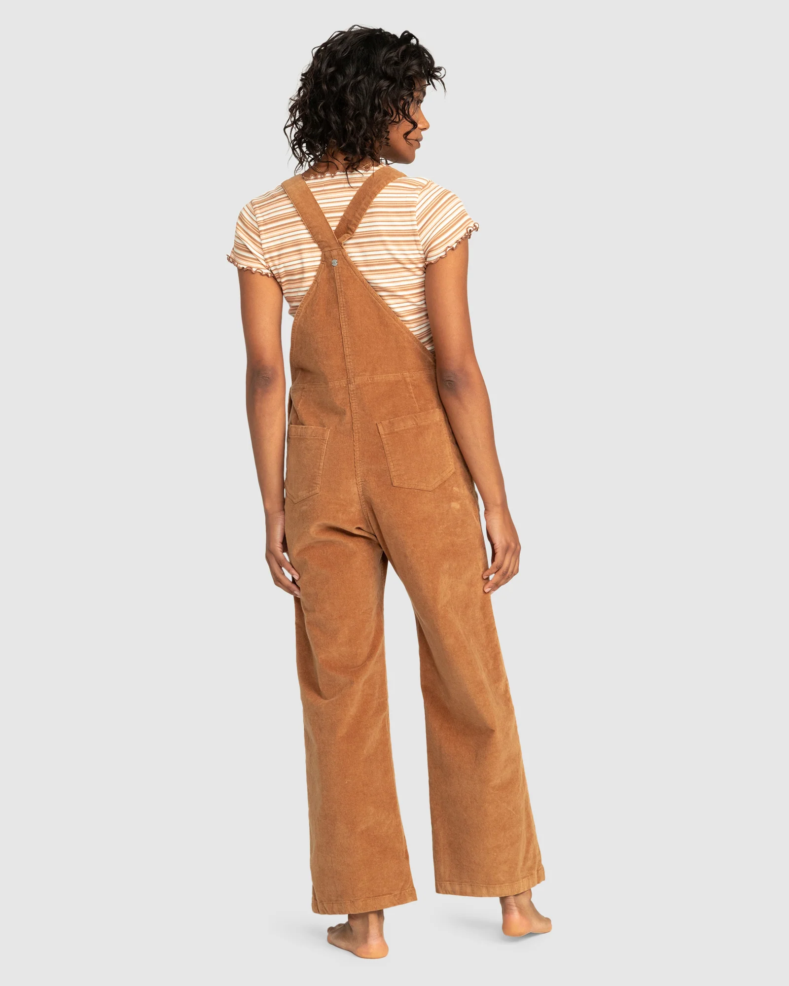Womens Trailblazer Corduroy Dungarees - Image 3