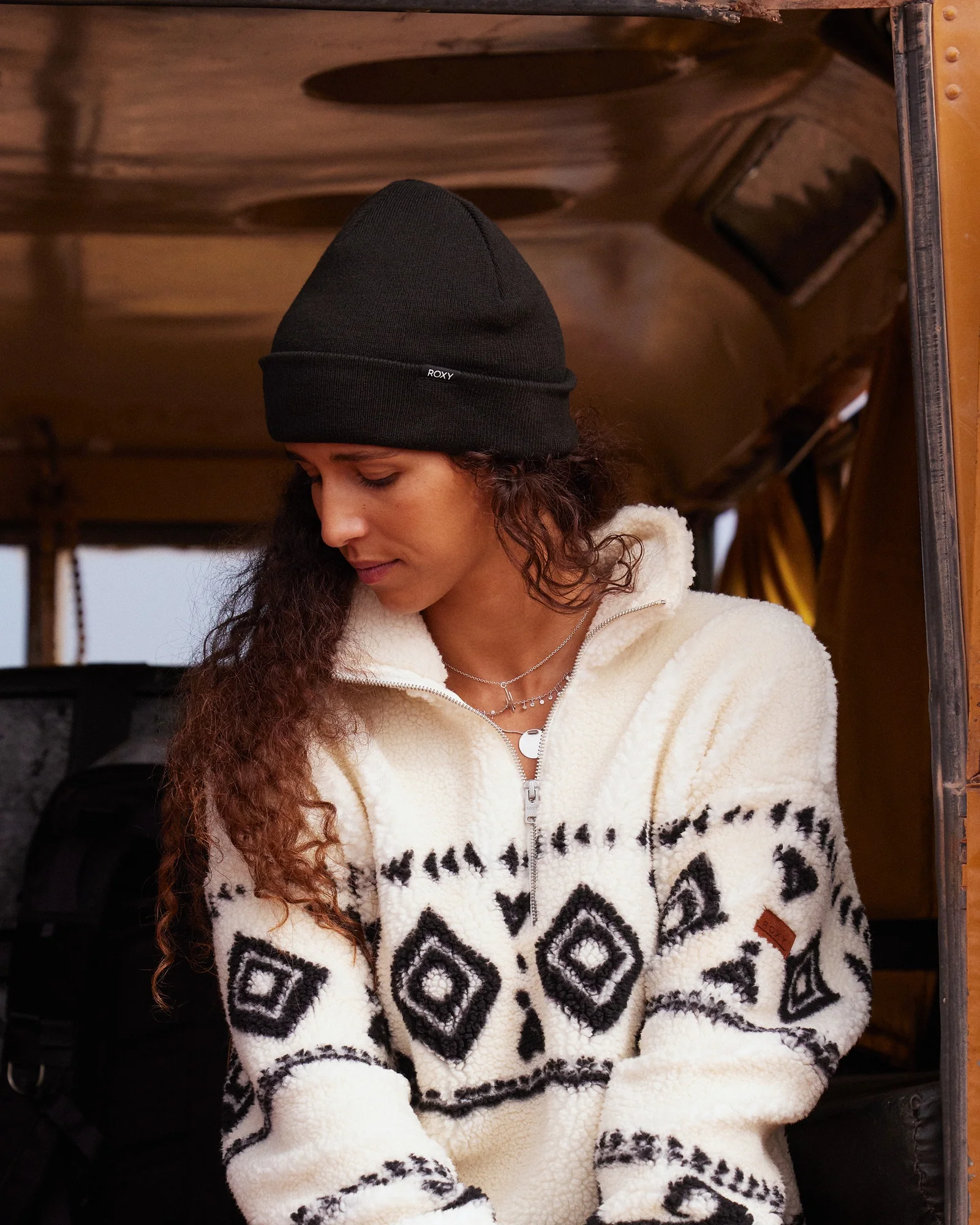 Womens Tropical Snow Beanie - Image 3
