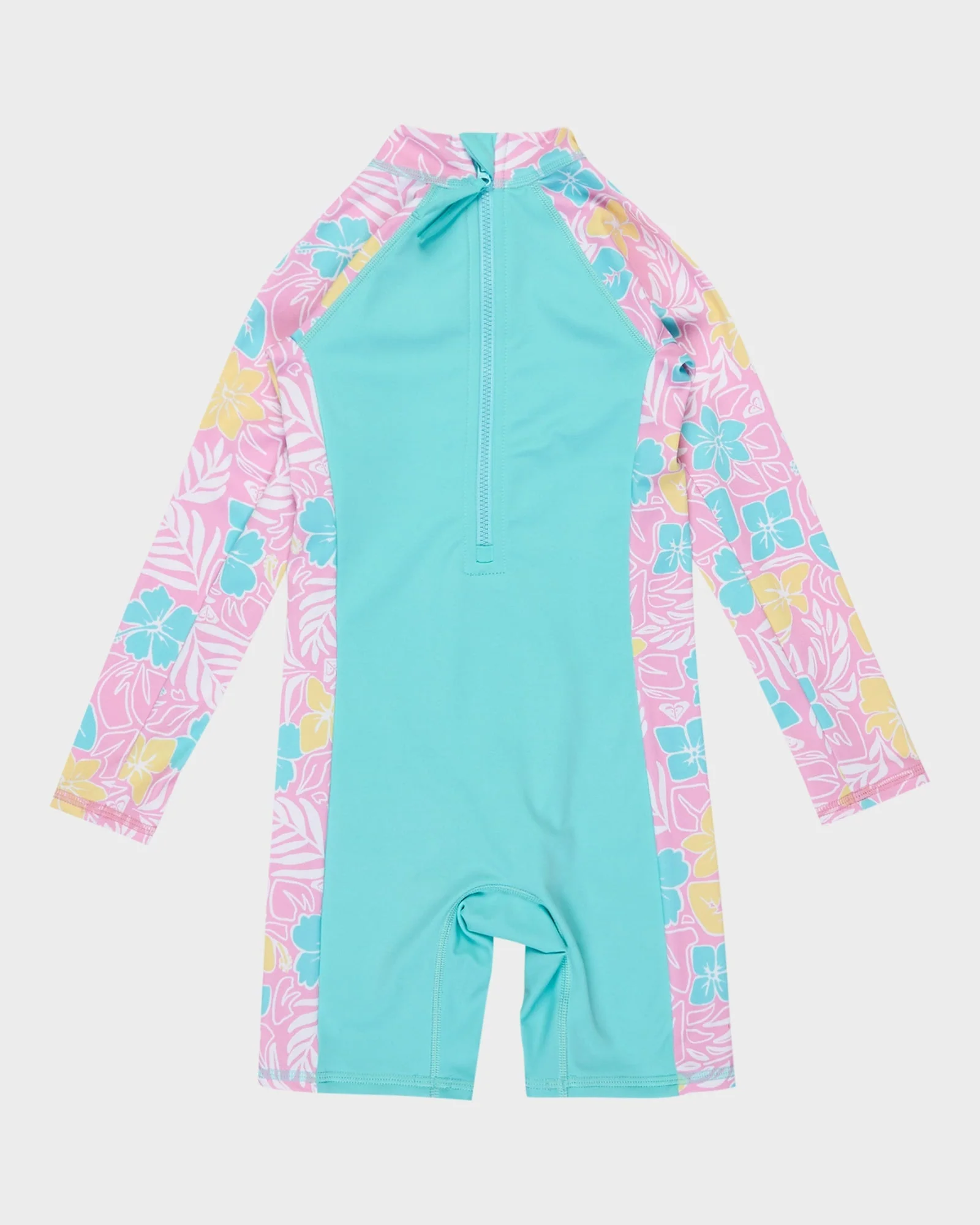 Girls 2-7 Tropical Square One Piece Rash Vest - Image 2