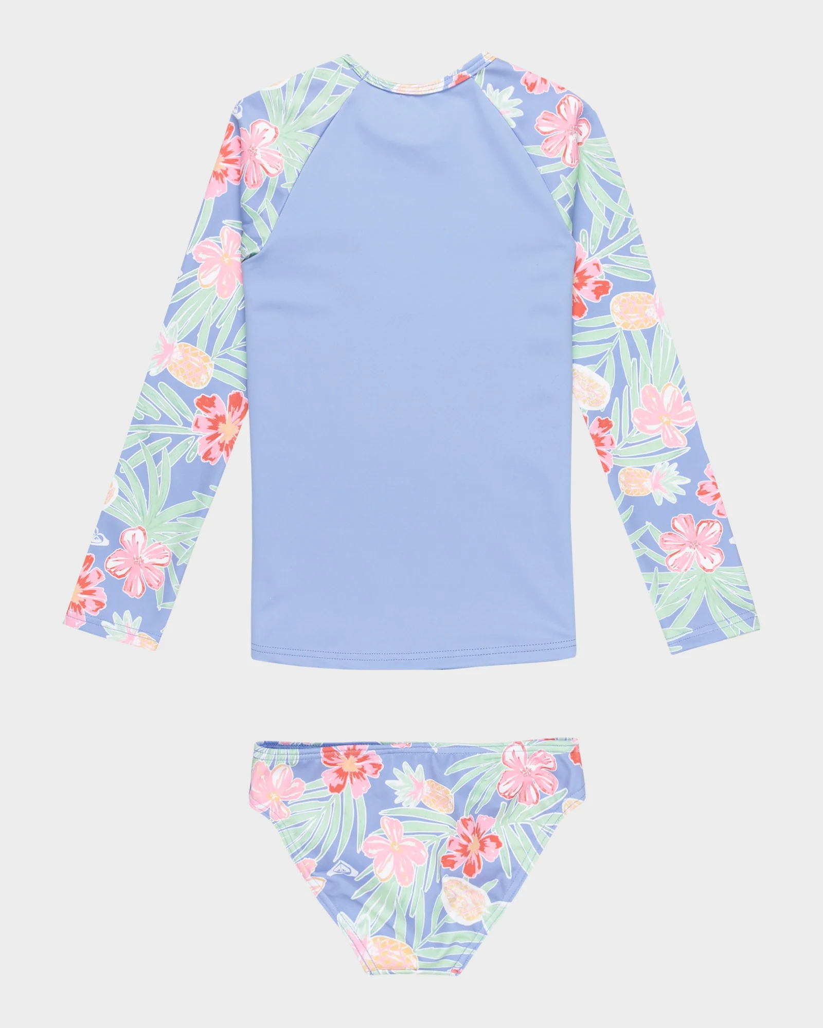 Girls 2-7 Tropical Story Long Sleeve Lycra Rash Vest - Image 2