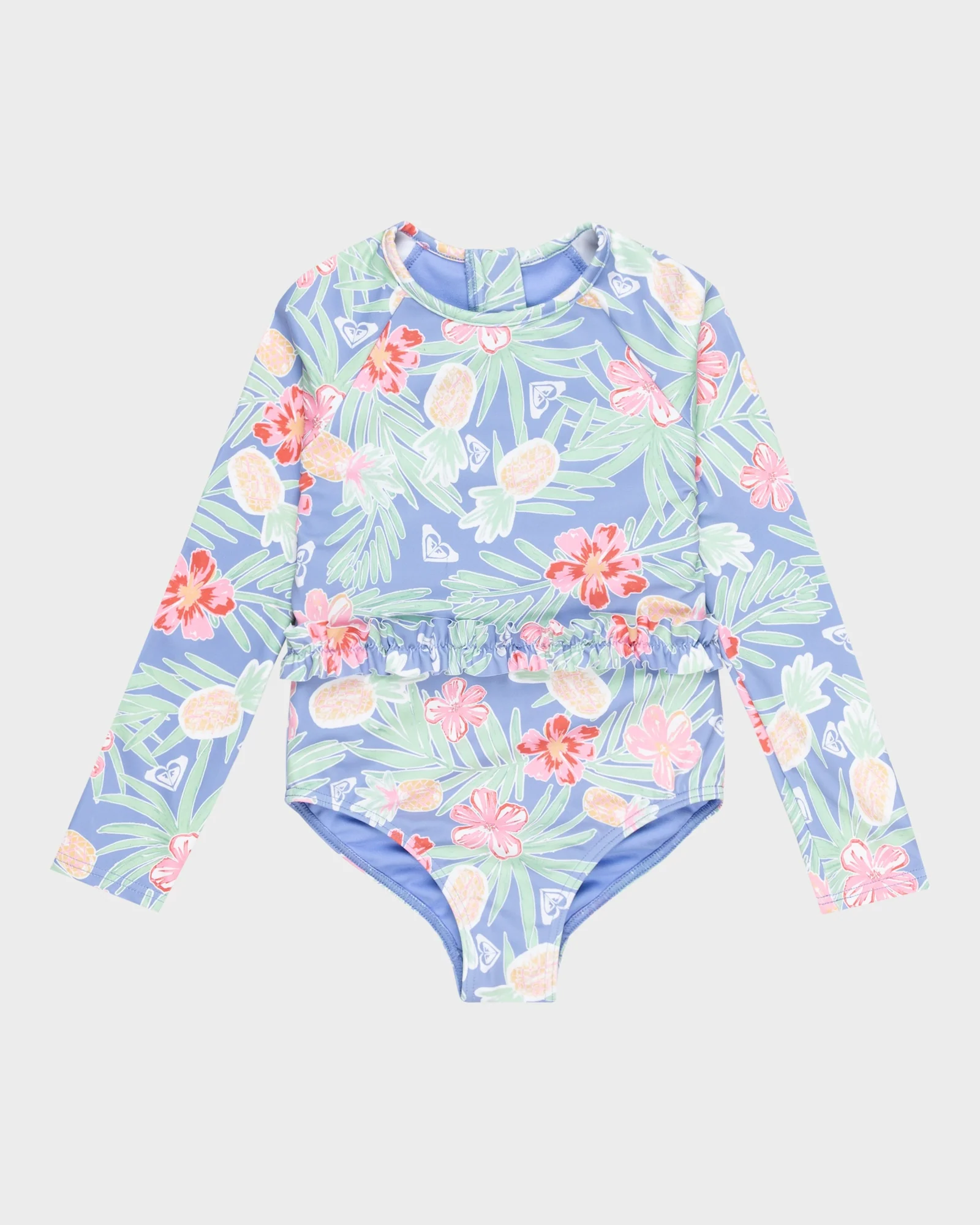 Girls 2-7 Tropical Story Rash Vest - Image 2