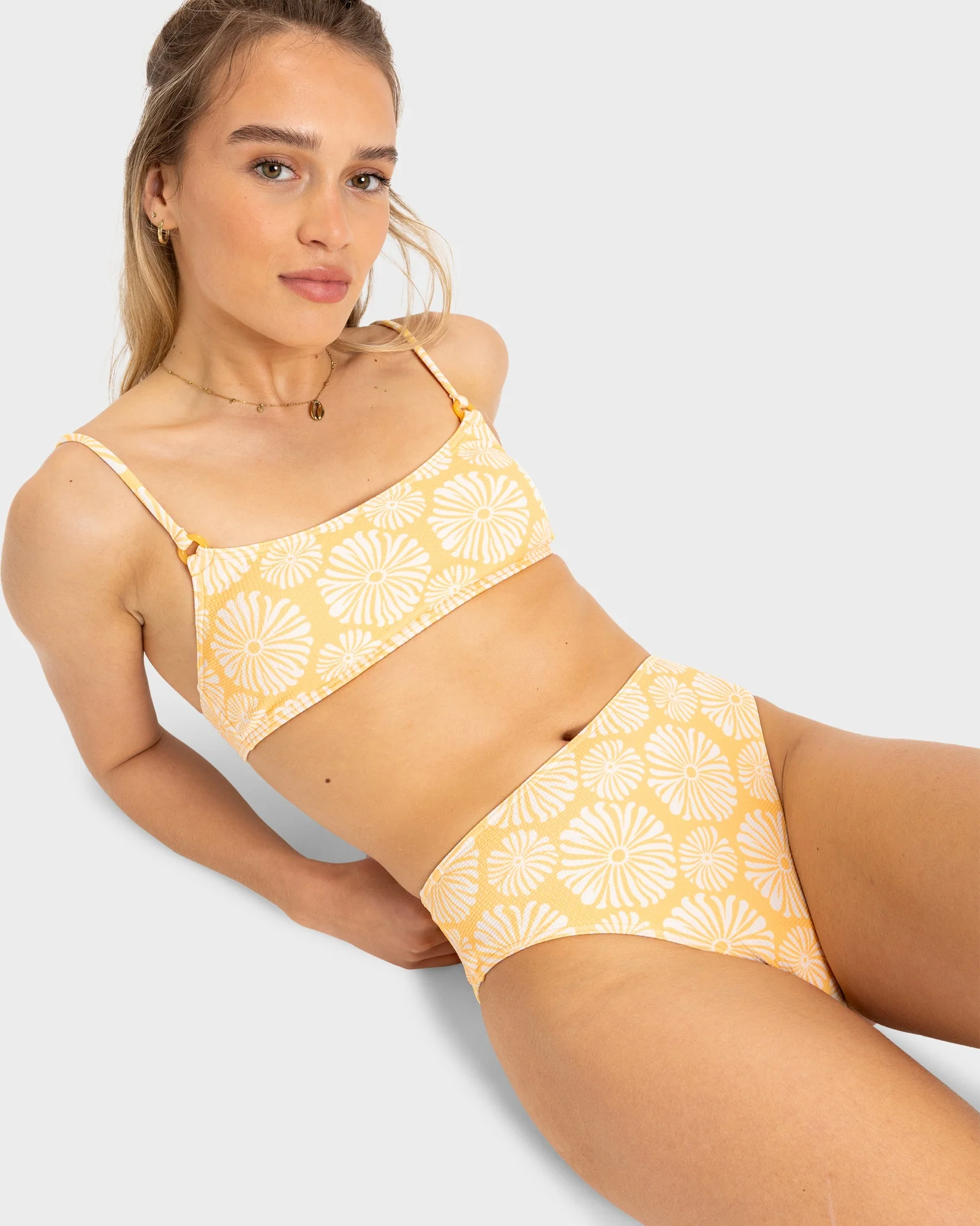 Womens Tropical Tile Bikini Top - Image 4