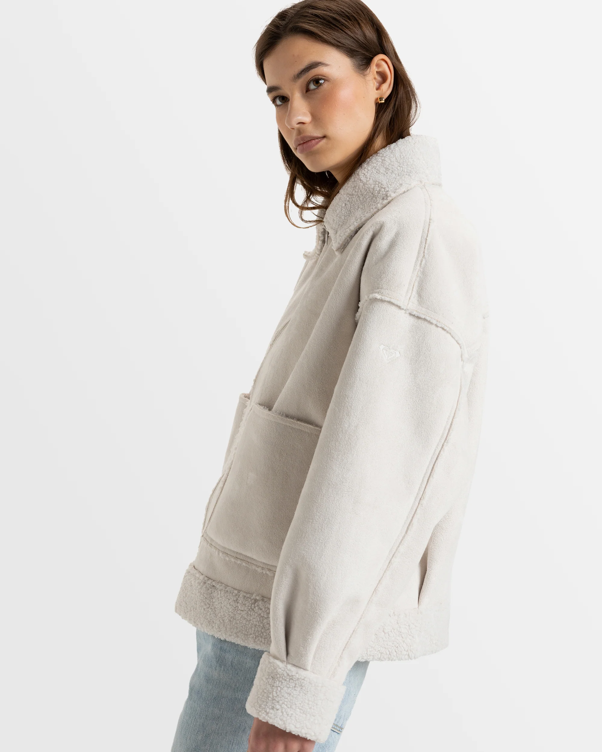 Womens True Romance Sherpa Jacket - Image 2