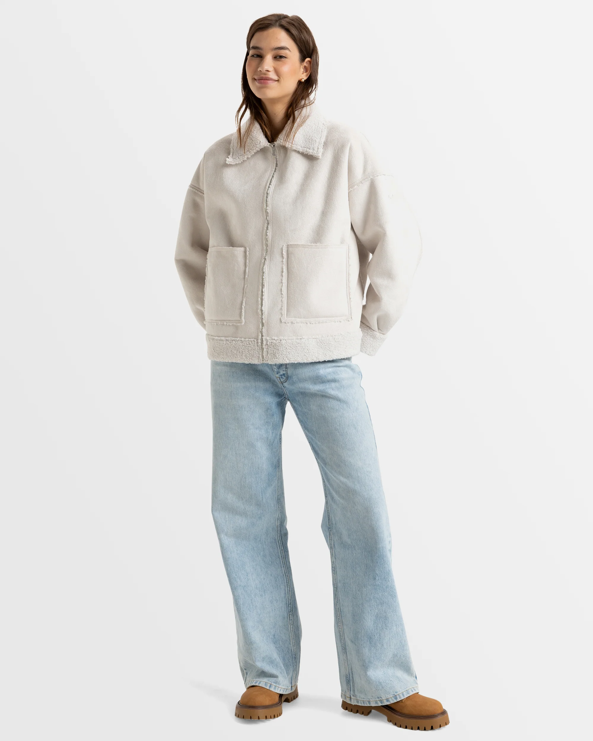 Womens True Romance Sherpa Jacket - Image 5