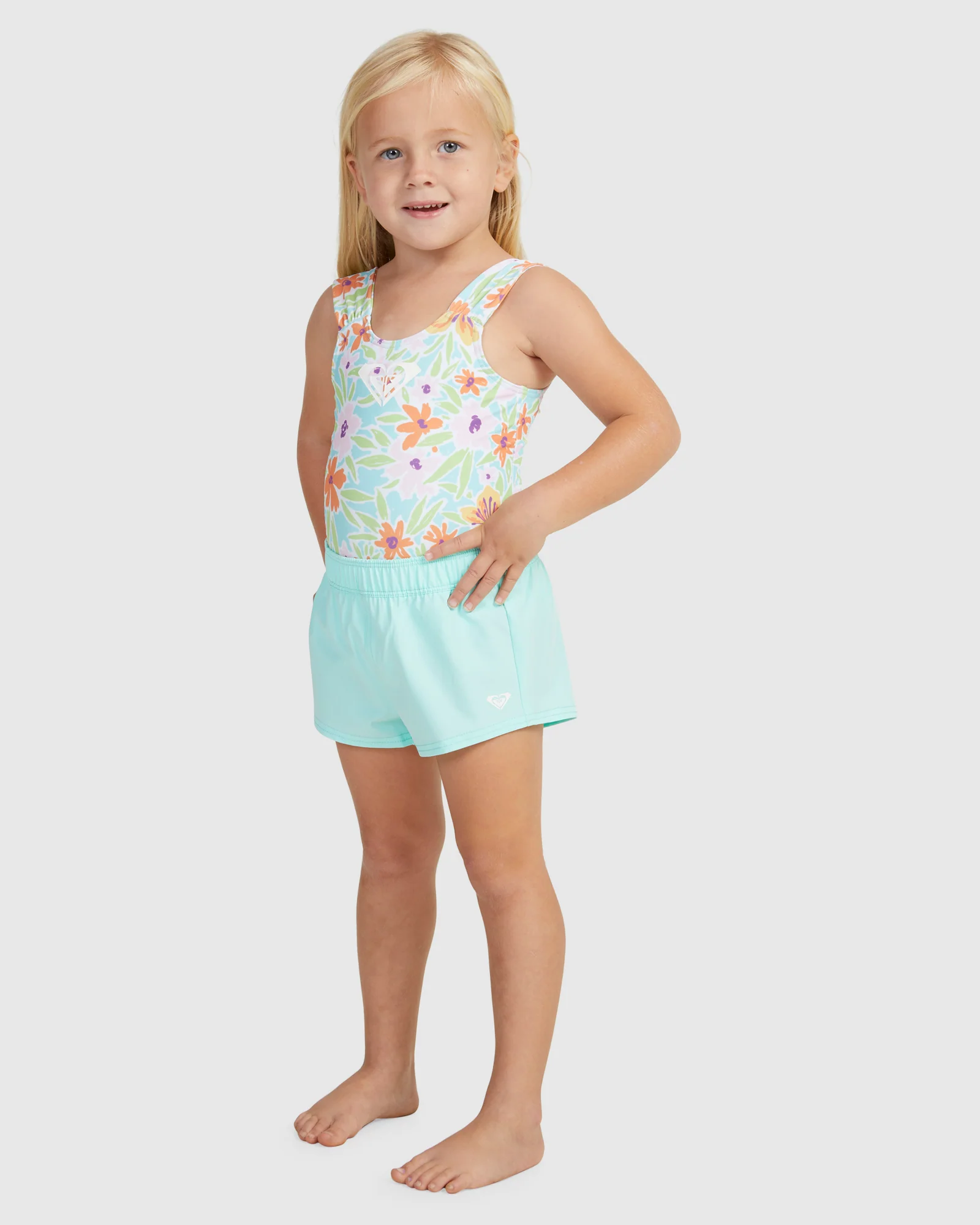 Girls 2-7 Solid Boardshort - Image 2