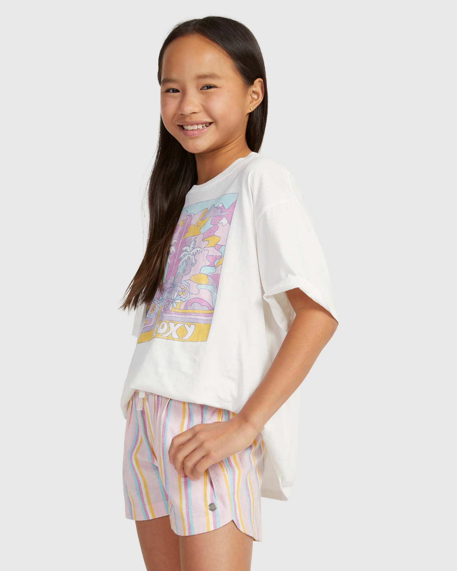 Girls Una Mattina Multico Shorts - Image 2
