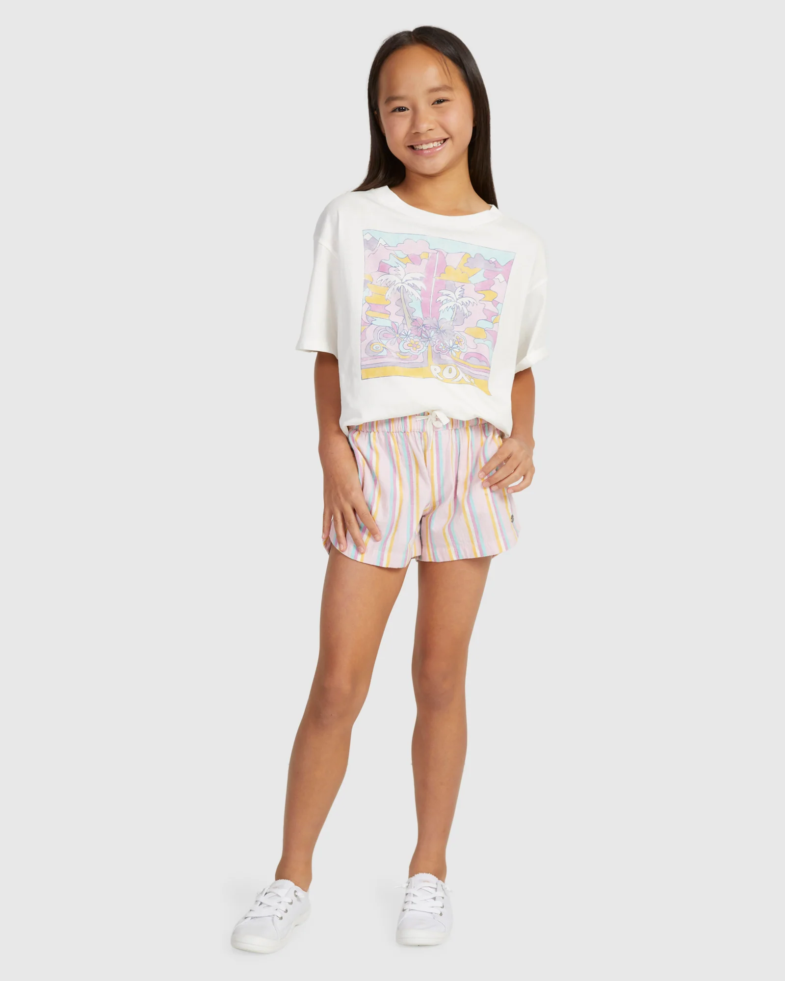 Girls Una Mattina Multico Shorts - Image 5