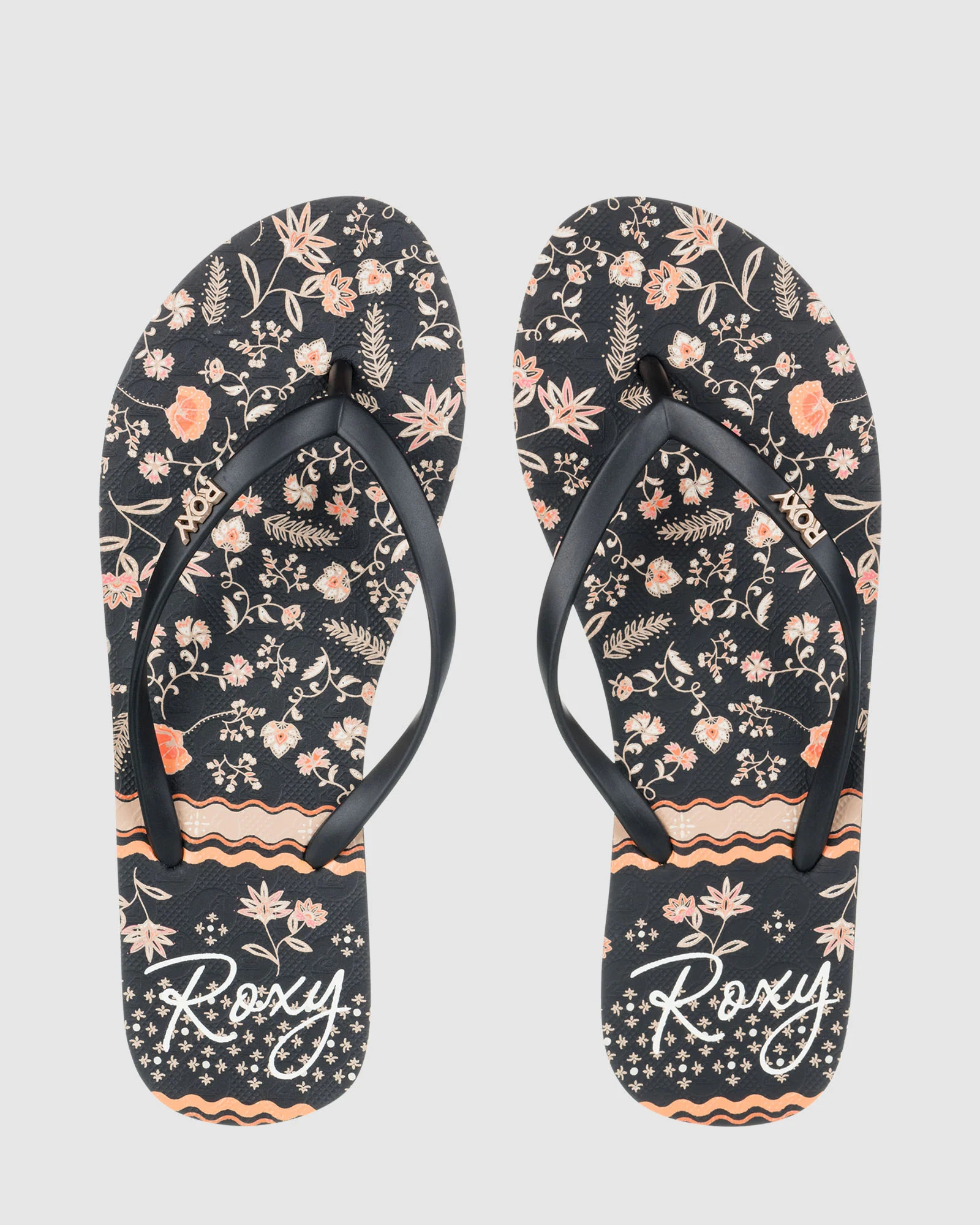 Womens Viva Stamp Thongs - Image 3