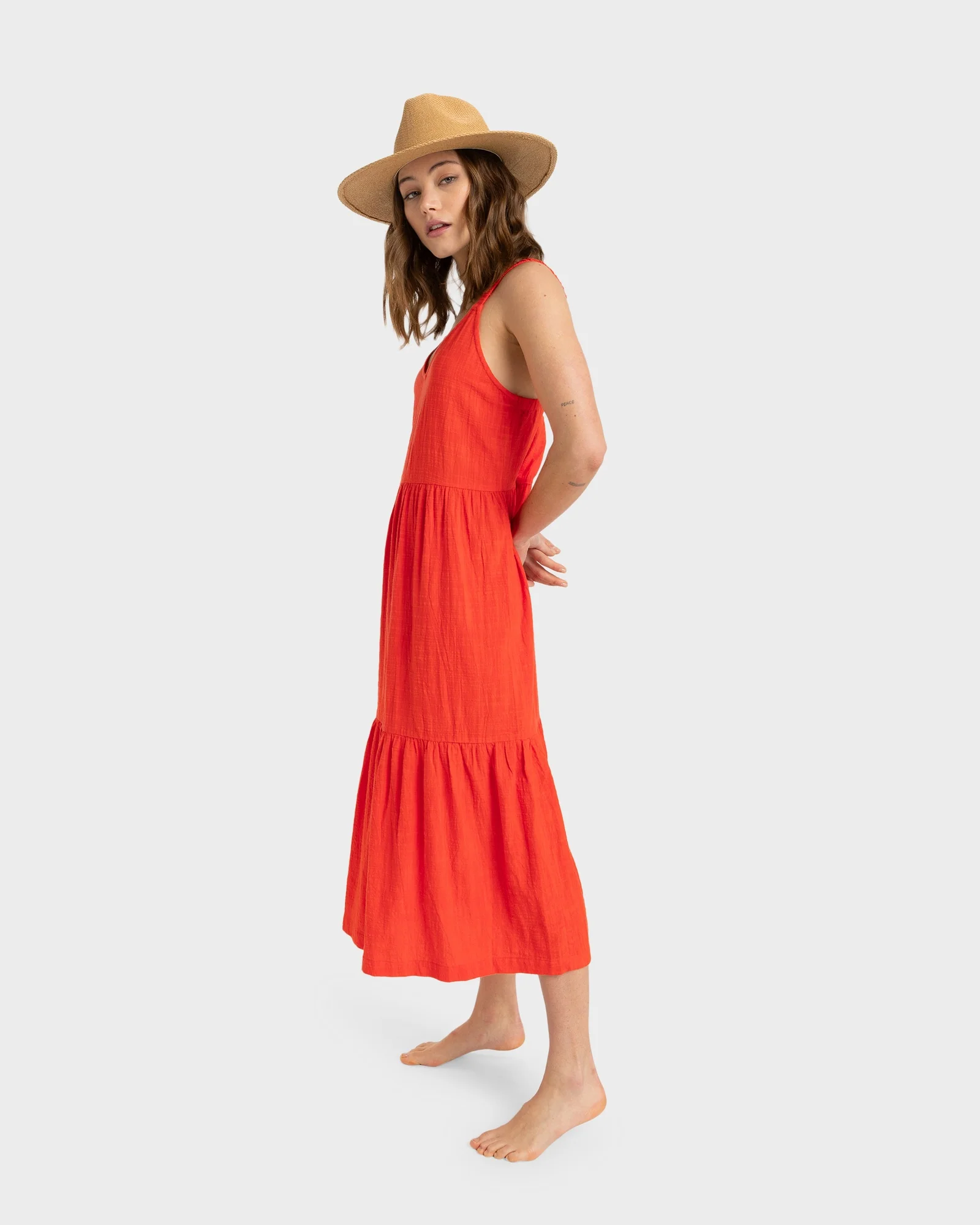 Womens Waiting Line Maxi Dress - Image 2