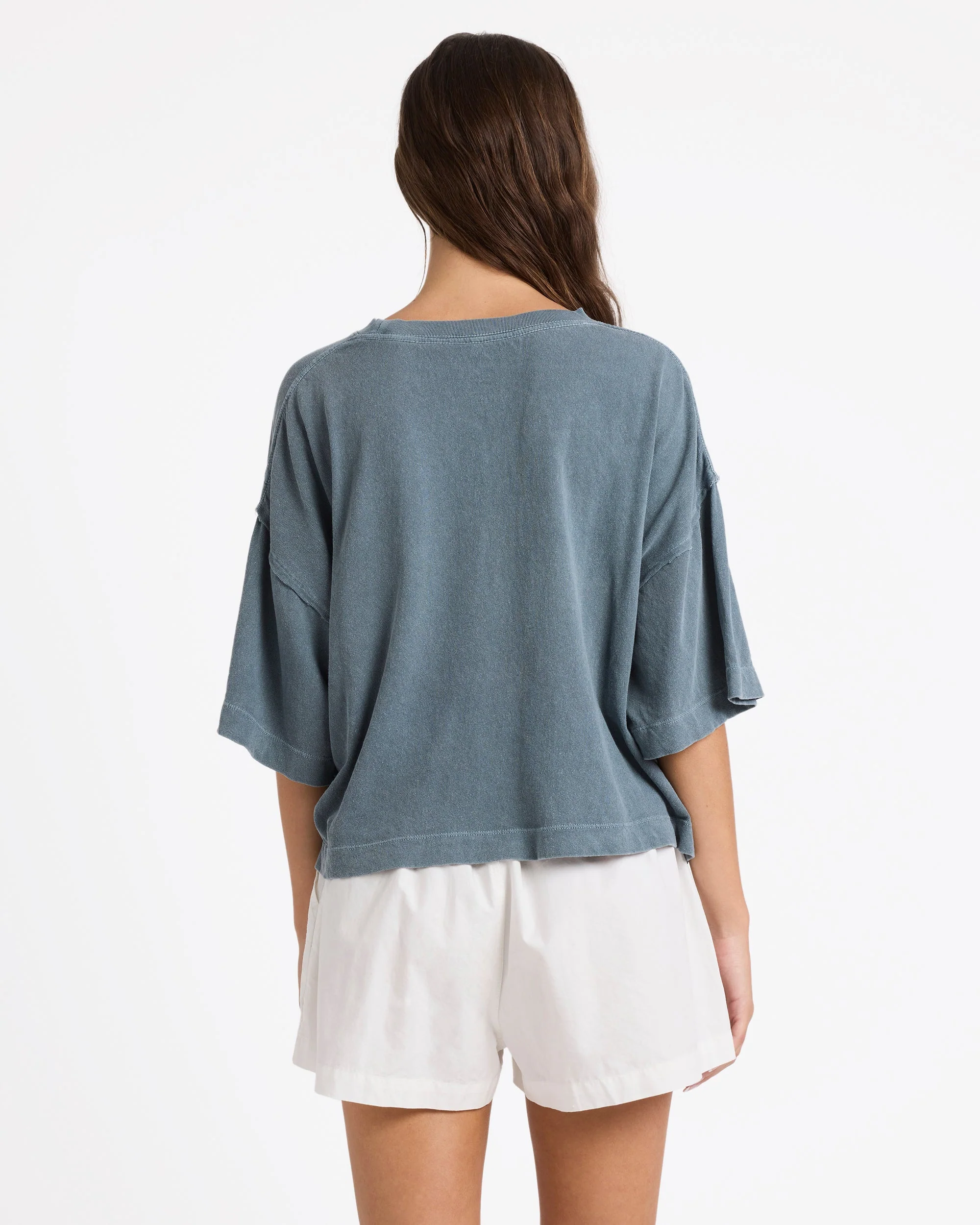 Womens Warm Ups Oversized T-Shirt - Image 3