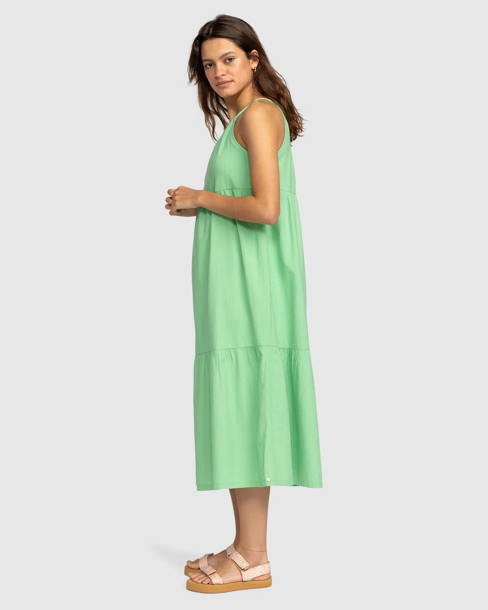 Womens Wavy Days Midi Dress - Image 2