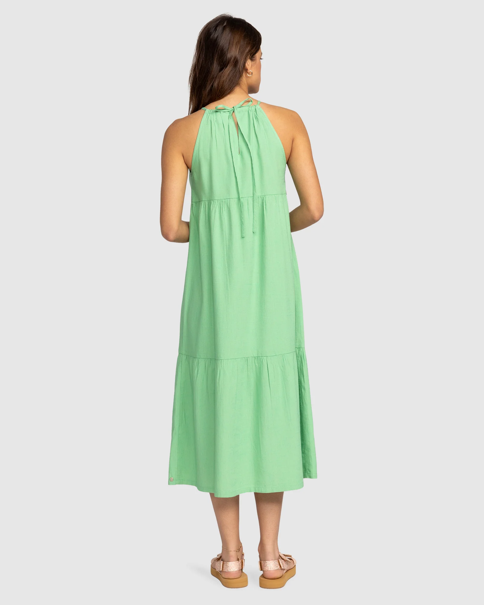 Womens Wavy Days Midi Dress - Image 3