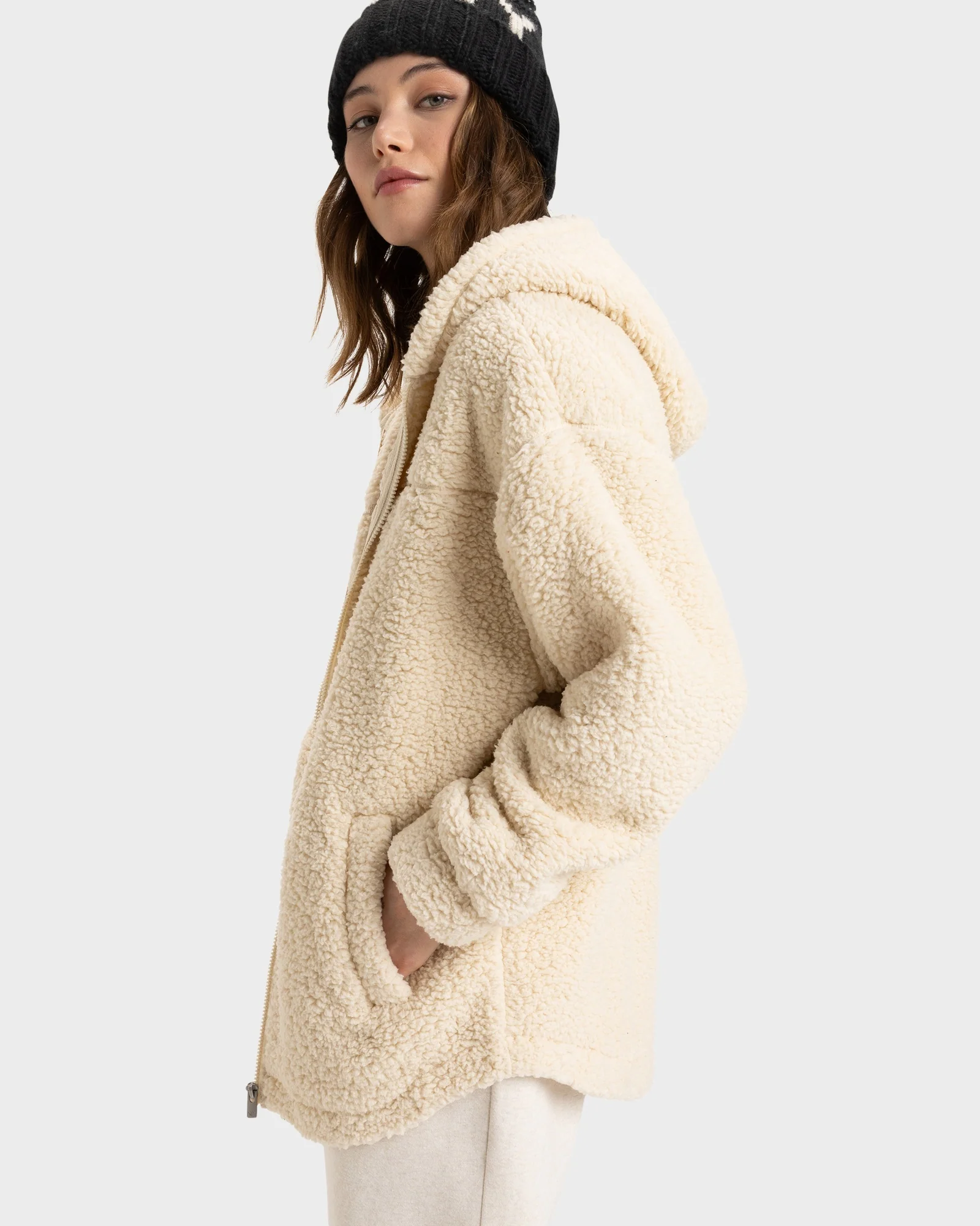 Womens Weekend Plans Polar Fleece Jacket - Image 2