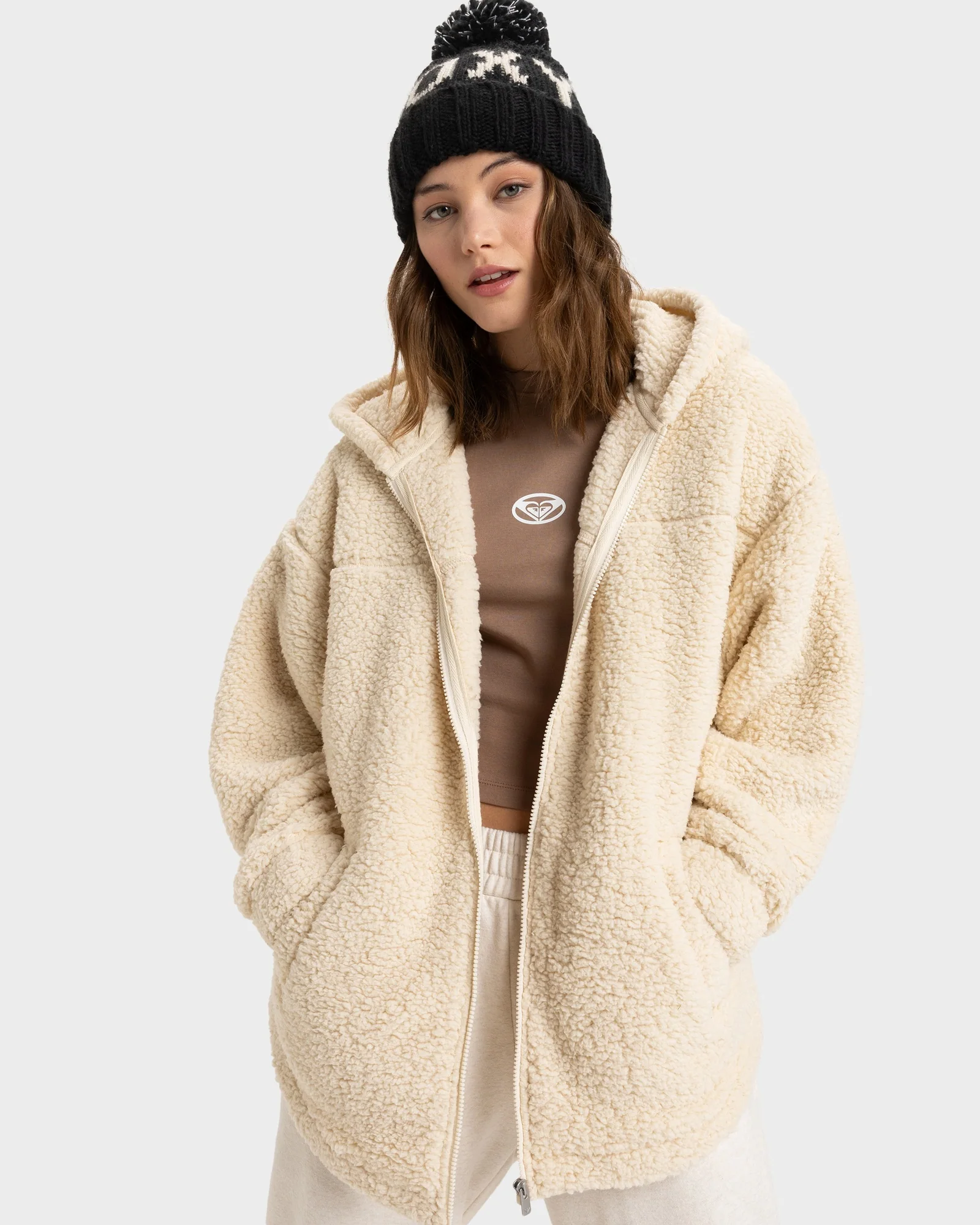 Womens Weekend Plans Polar Fleece Jacket - Image 5