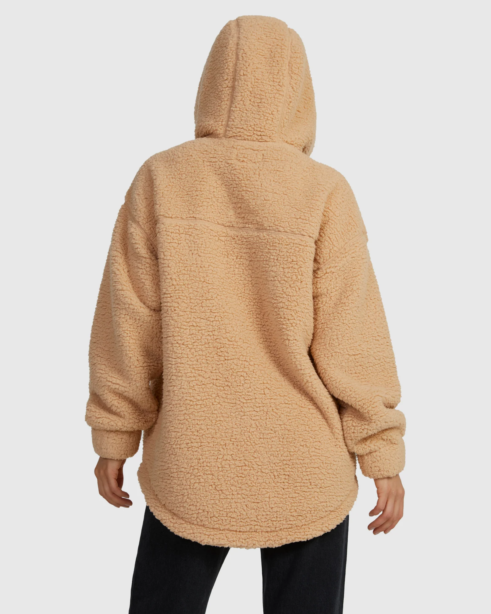 Womens Weekend Plans Full-Zip Hooded Fleece - Image 3