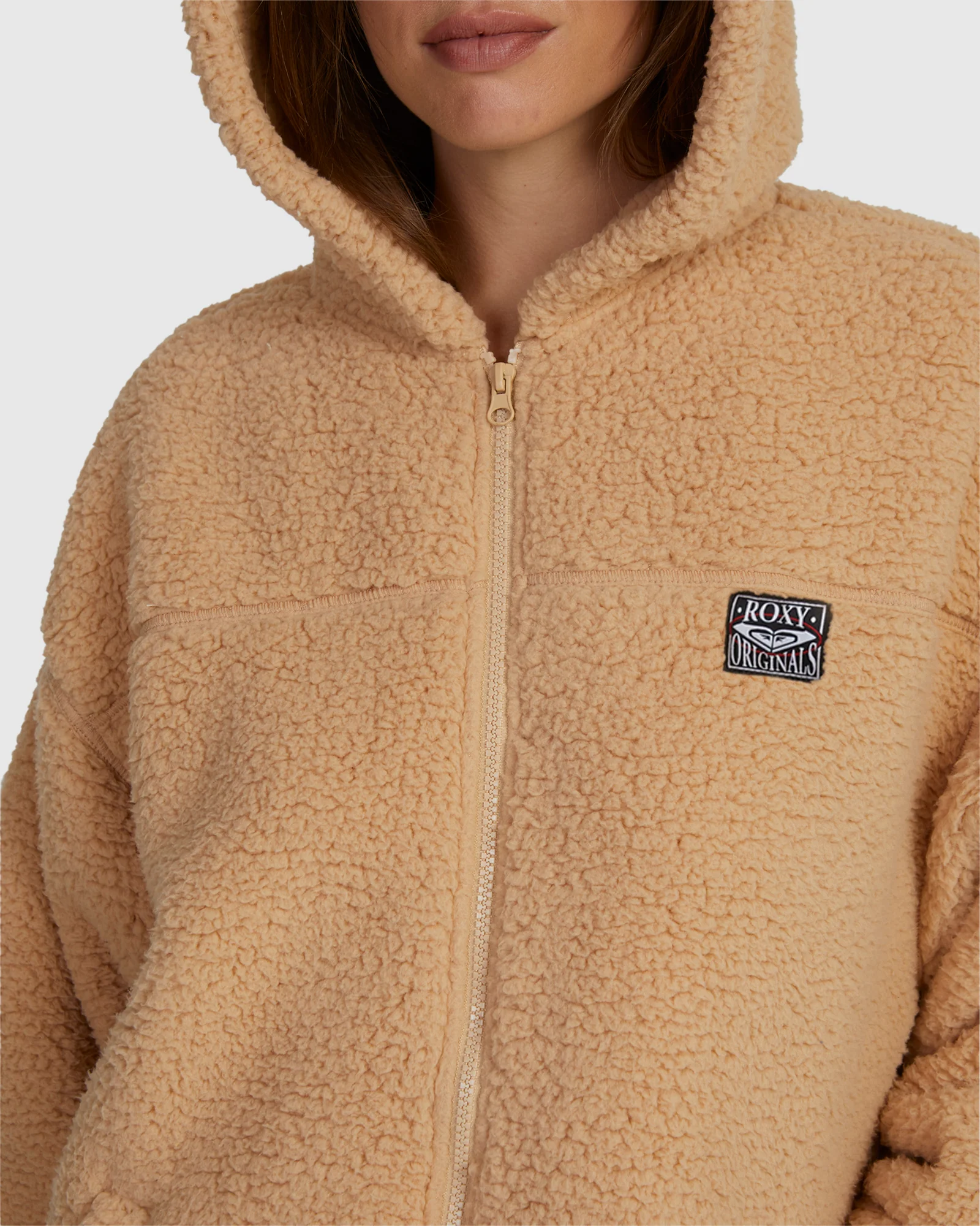 Womens Weekend Plans Full-Zip Hooded Fleece - Image 4