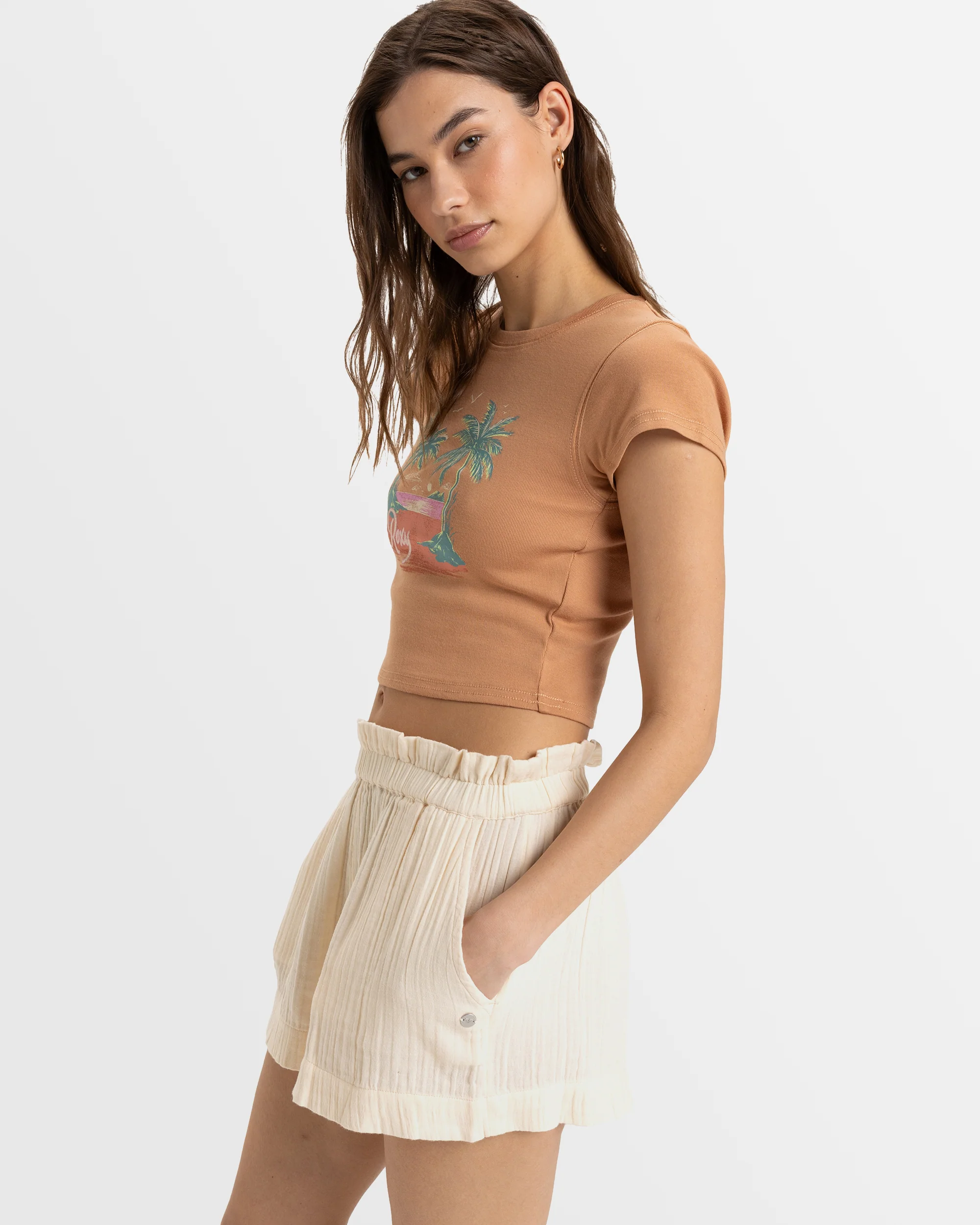 Womens What A Vibe Beach Shorts - Image 2