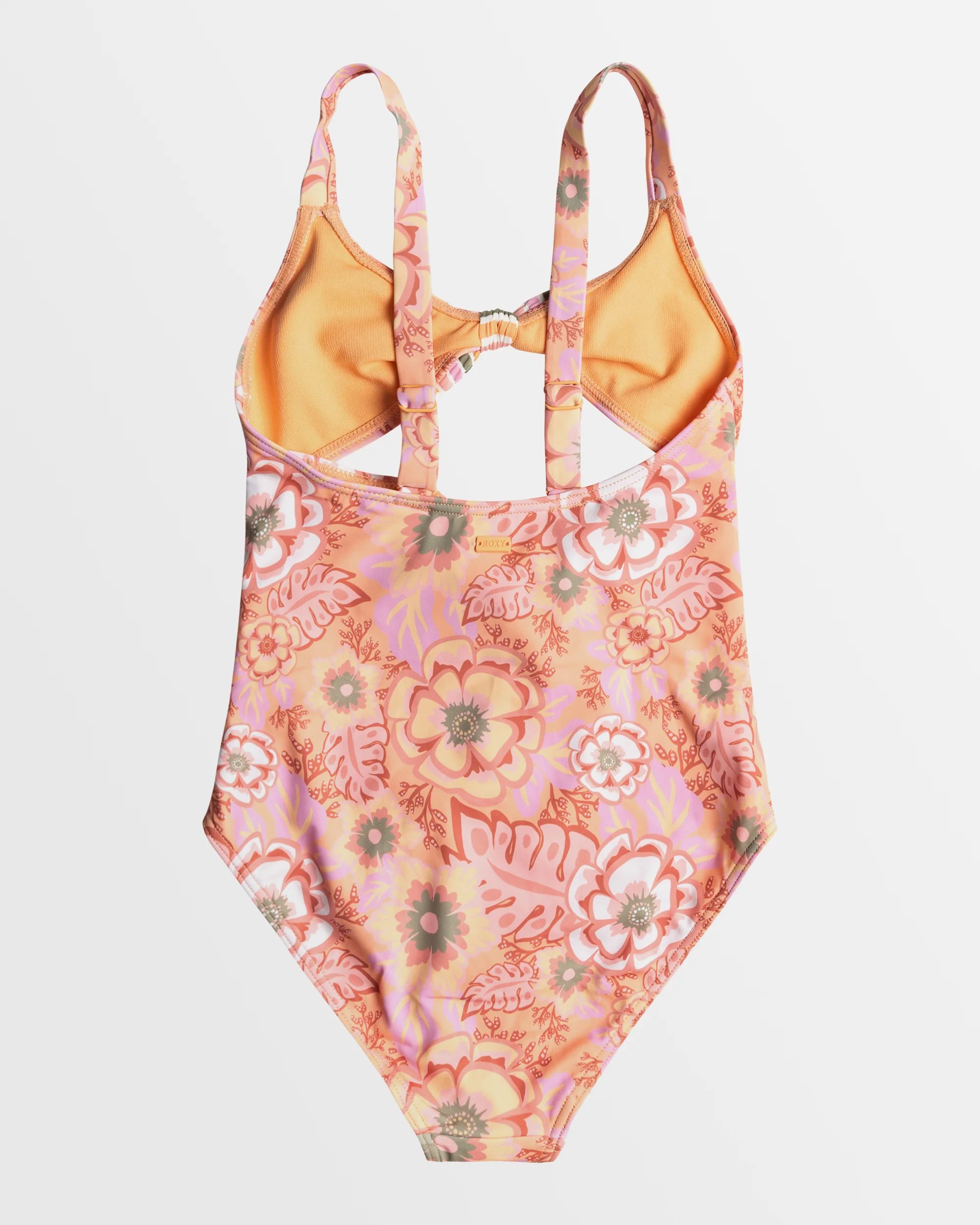 Girls 8-16 Wild Flower One Piece Swimsuit - Image 2