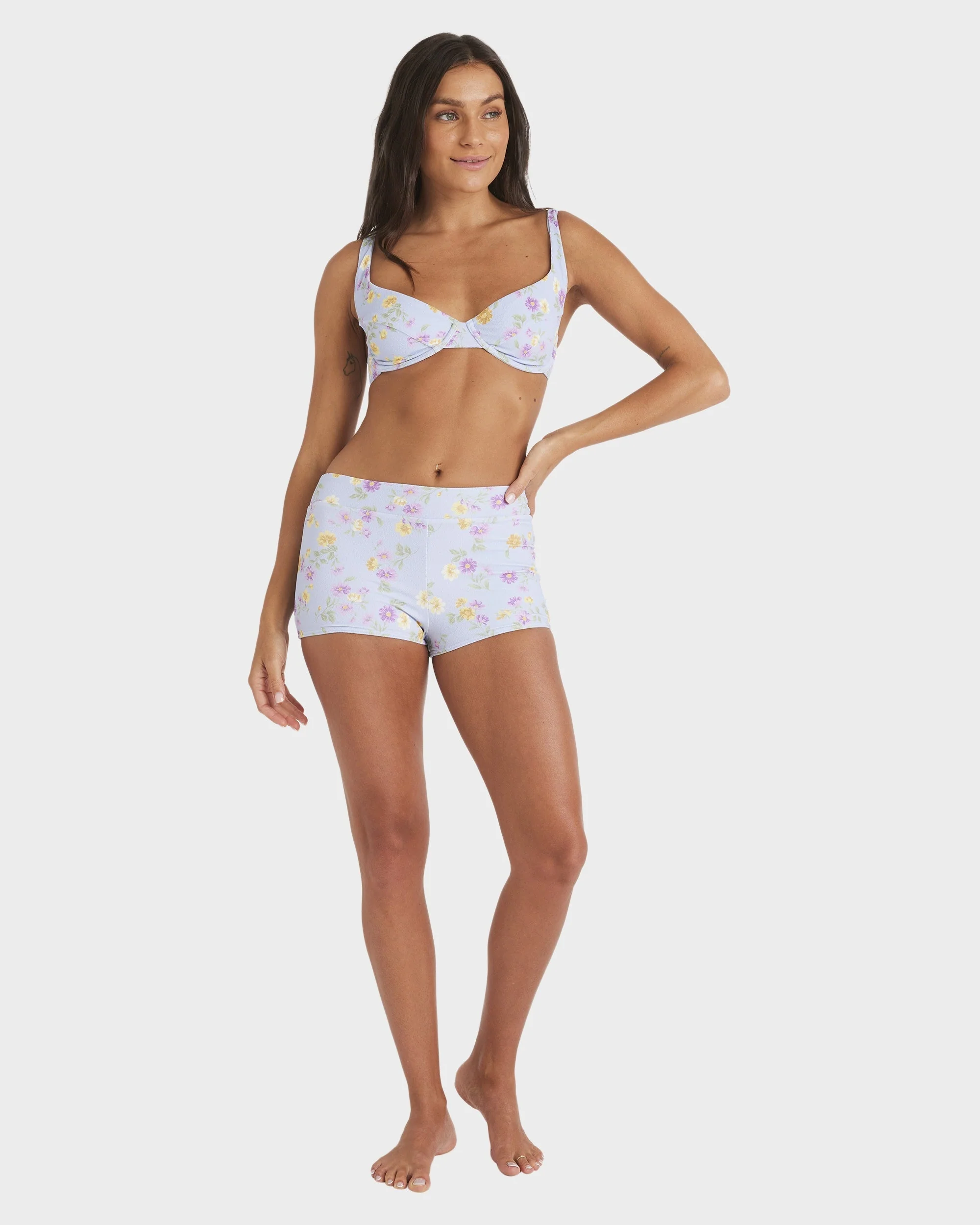 Womens Wildflower High Waist Bikini Bottom - Image 6