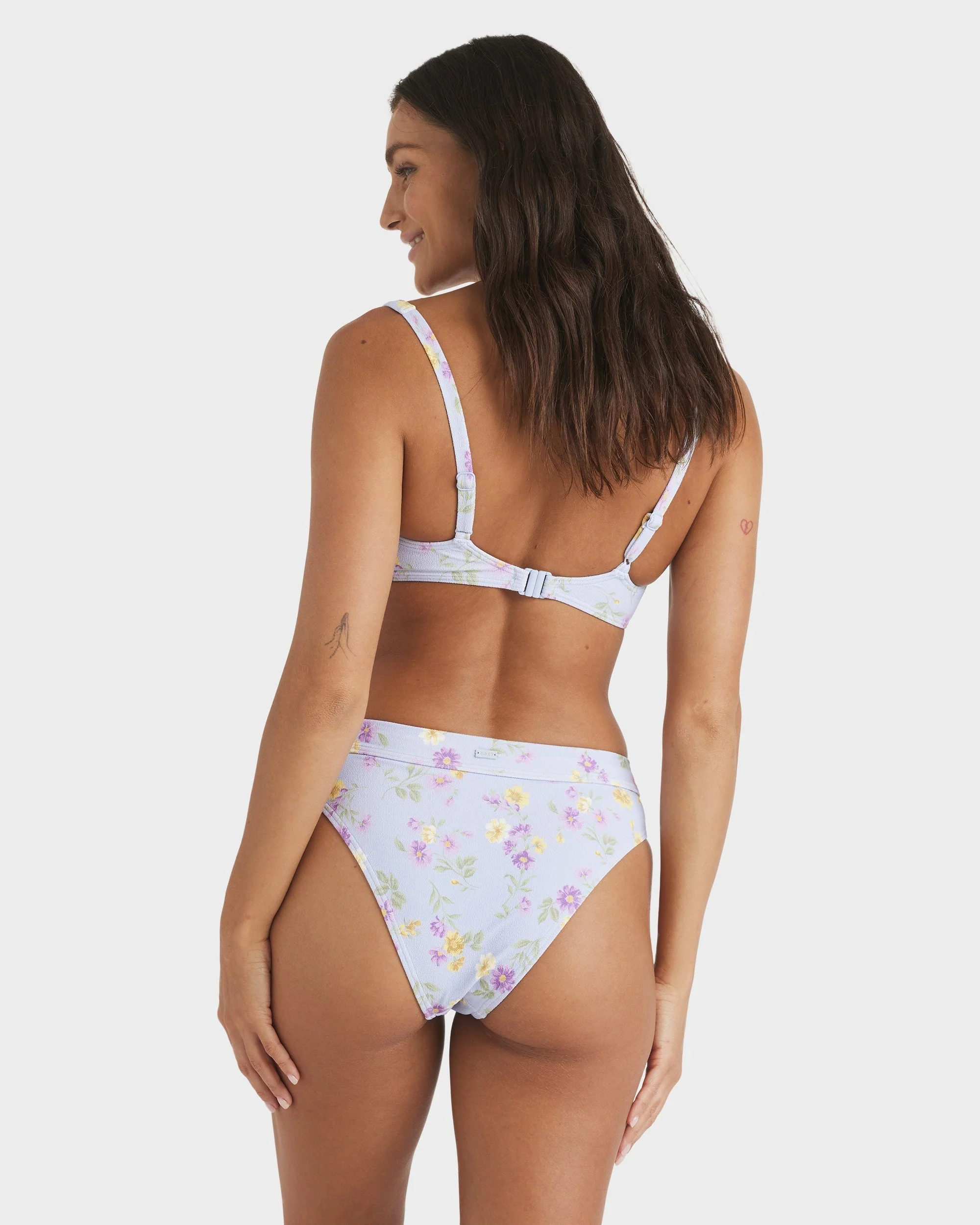 Womens Wildflower Mid Bikini Bottom - Image 3