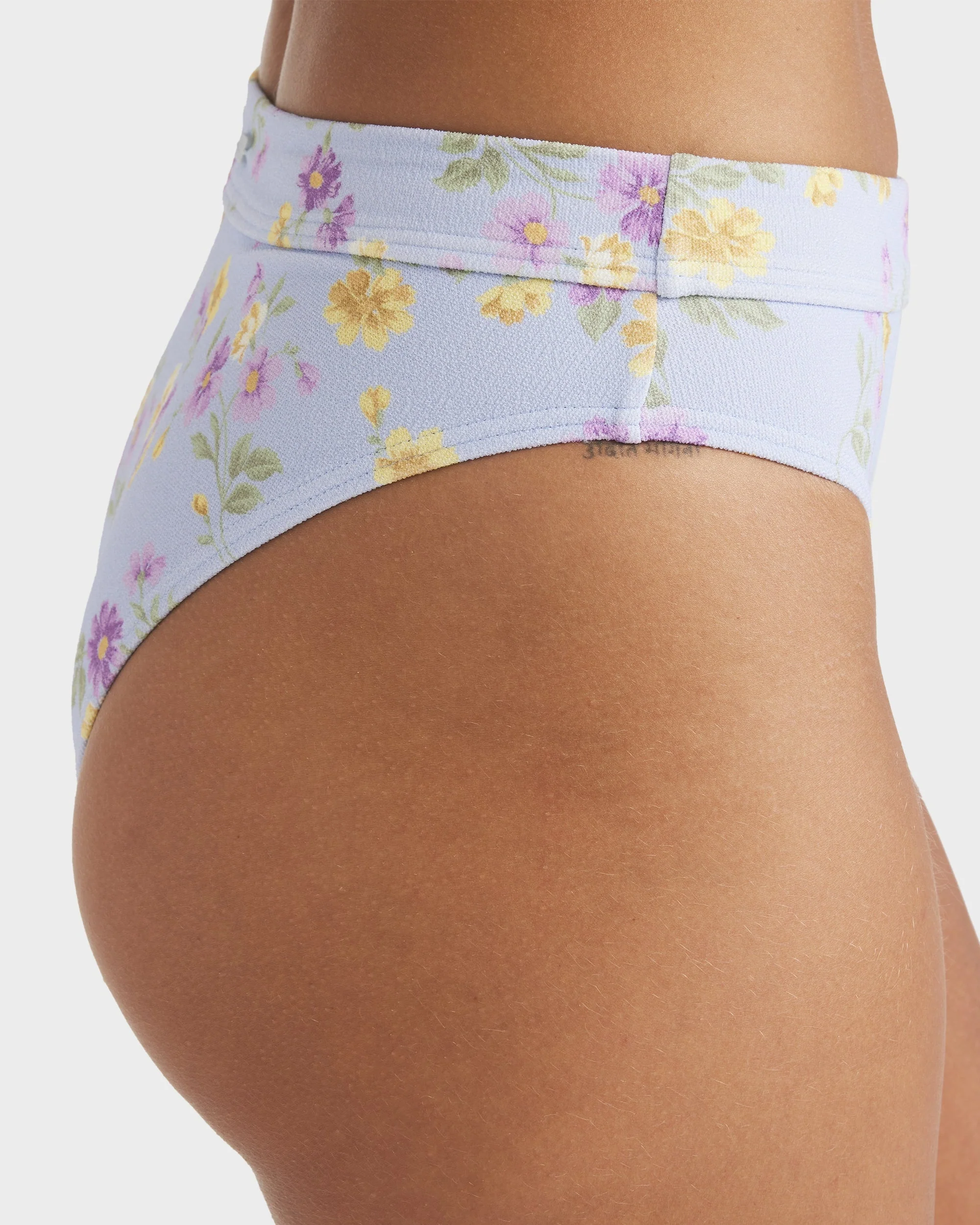 Womens Wildflower Mid Bikini Bottom - Image 4