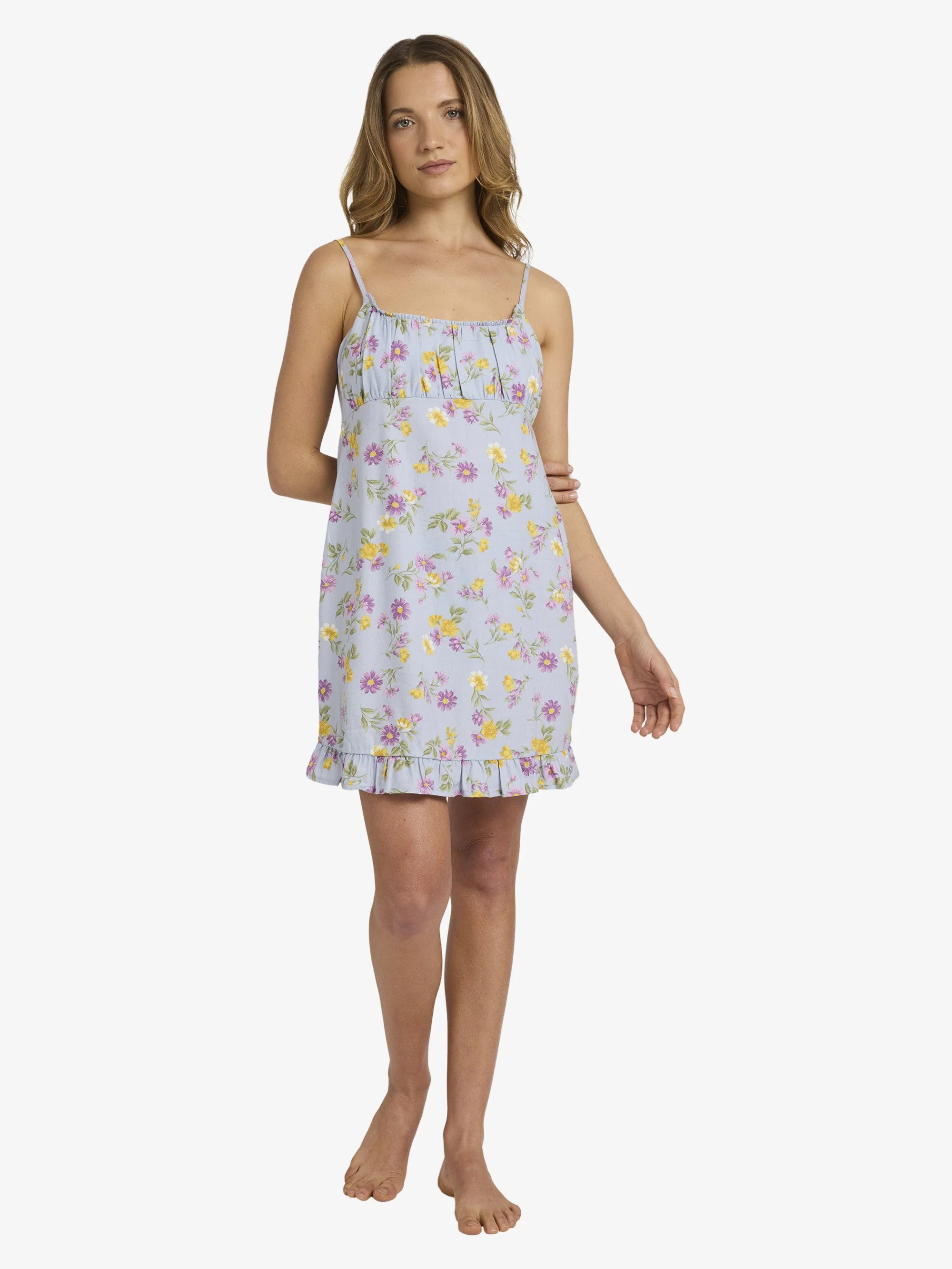 Womens Wild Flower Mini Dress - Image 4