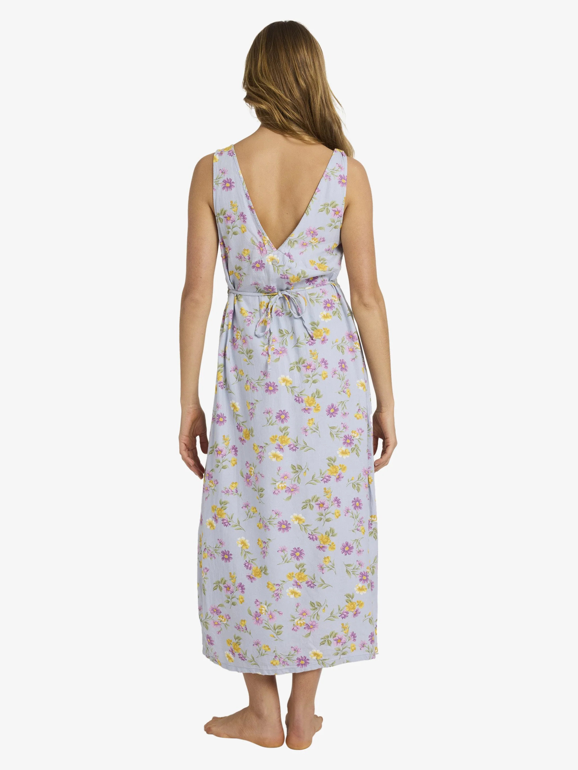 Womens Wild Flower Midi Dress - Image 3