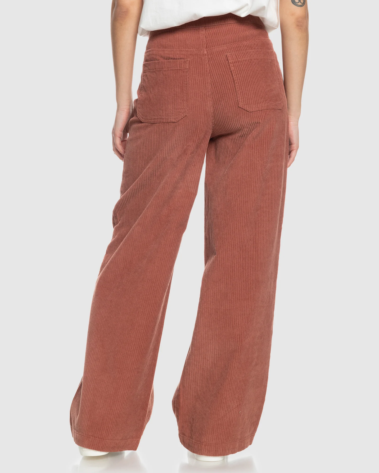 Womens Winter Around Wide Leg Corduroy Trousers - Image 3