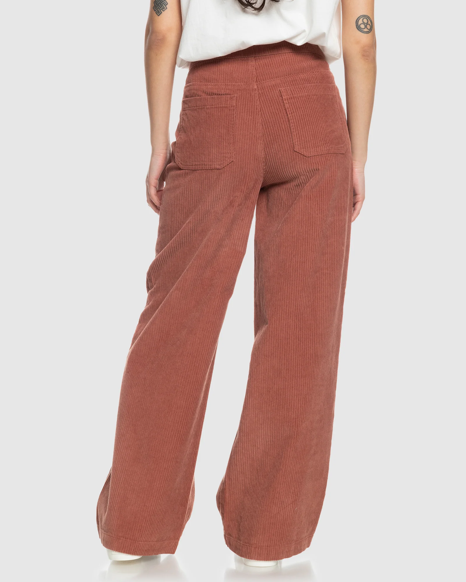 Womens Winter Around Wide Leg Corduroy Trousers - Image 6