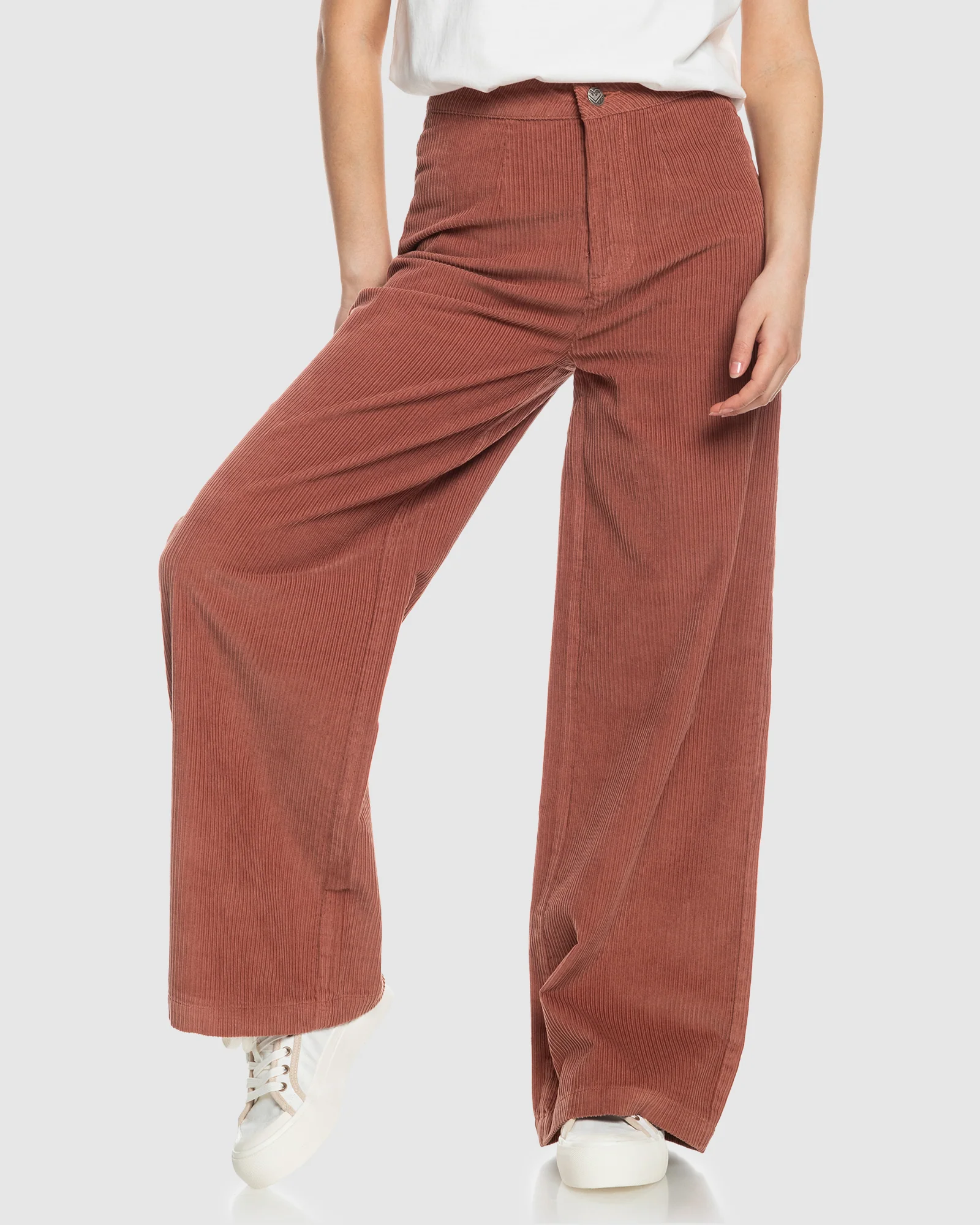 Womens Winter Around Wide Leg Corduroy Trousers - Image 7