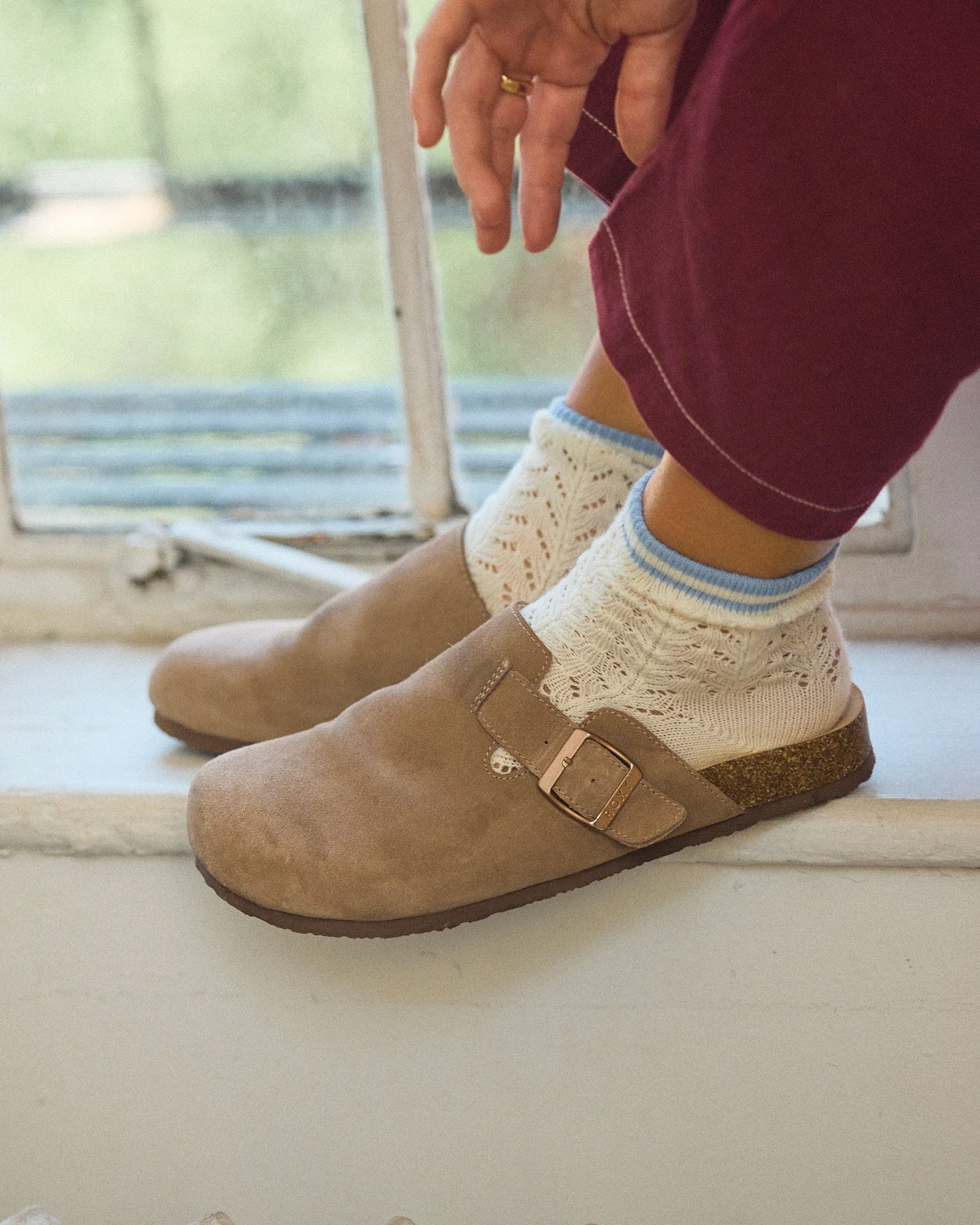 Womens Zeliah Sin Fur Clog - Image 5